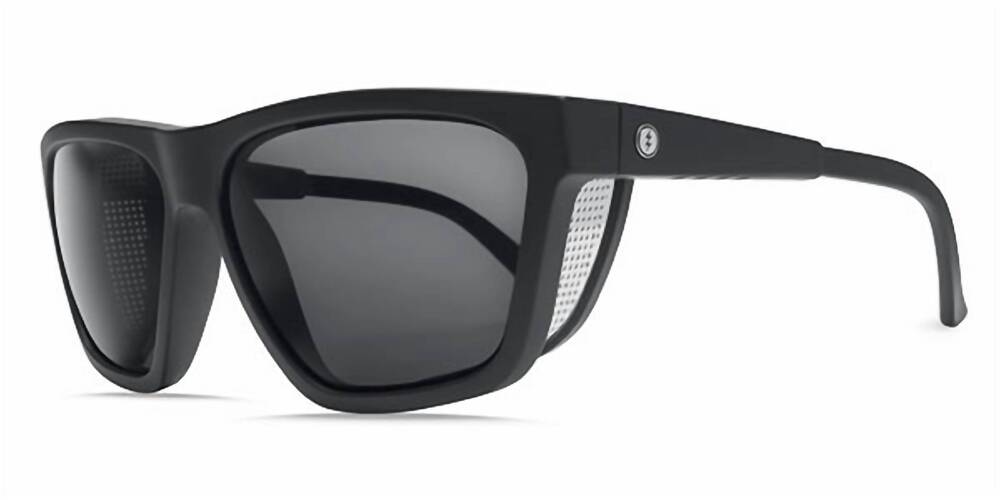 NEW ELECTRIC LABEL men's road glacier sport sunglasses in matte black/ohm grey p